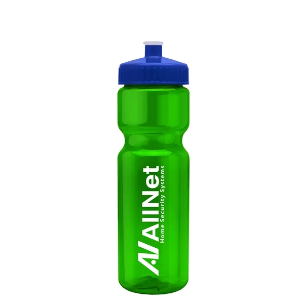 Transparent sports bottle, 28 oz., heavy wall design for multiple use.... from ASI 40480 Koozie Group