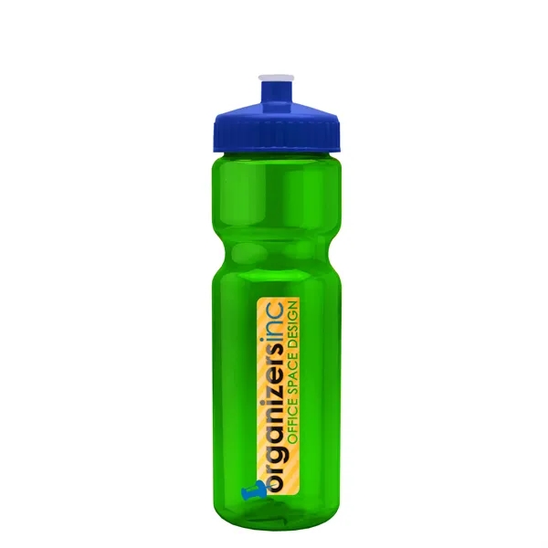 Transparent sports bottle, 28 oz., heavy wall design for multiple use.... from ASI 40480 Koozie Group