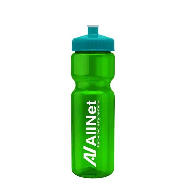 Transparent sports bottle, 28 oz., heavy wall design for multiple use.... from ASI 40480 Koozie Group