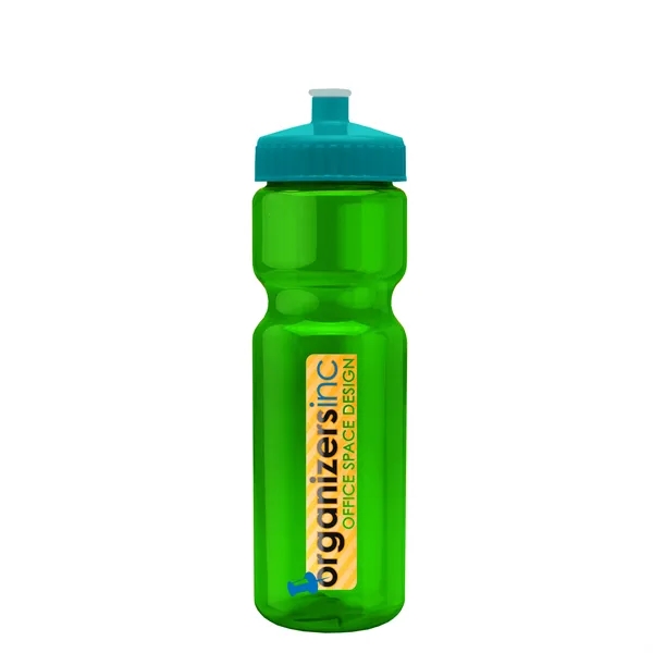 Transparent sports bottle, 28 oz., heavy wall design for multiple use.... from ASI 40480 Koozie Group
