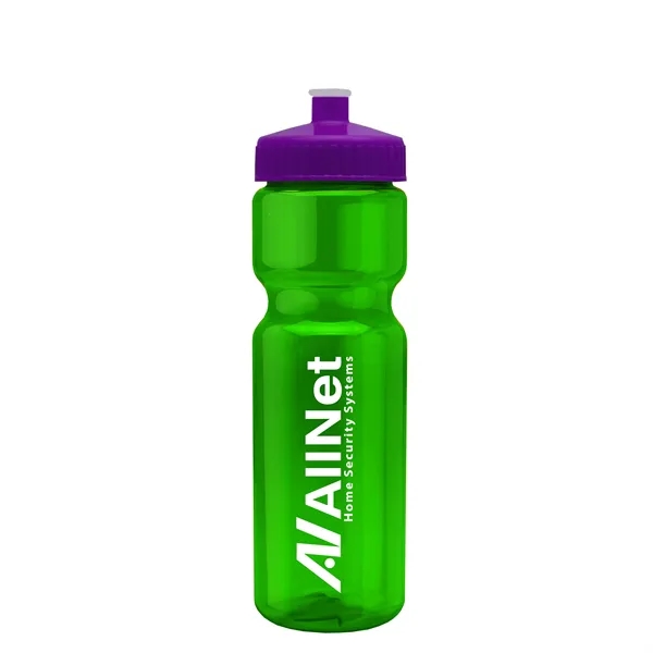 Transparent sports bottle, 28 oz., heavy wall design for multiple use.... from ASI 40480 Koozie Group