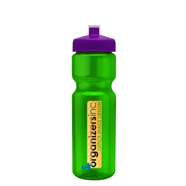 Transparent sports bottle, 28 oz., heavy wall design for multiple use.... from ASI 40480 Koozie Group