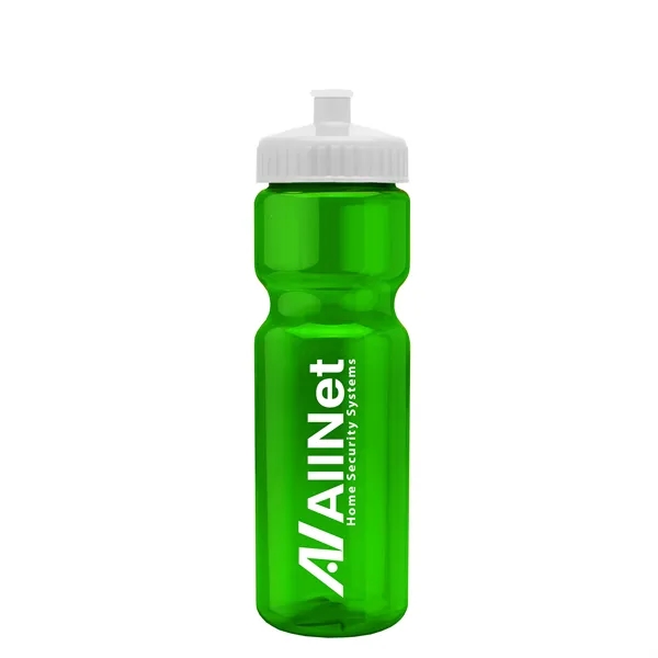 Transparent sports bottle, 28 oz., heavy wall design for multiple use.... from ASI 40480 Koozie Group