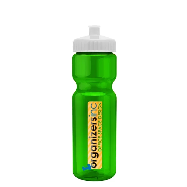 Transparent sports bottle, 28 oz., heavy wall design for multiple use.... from ASI 40480 Koozie Group