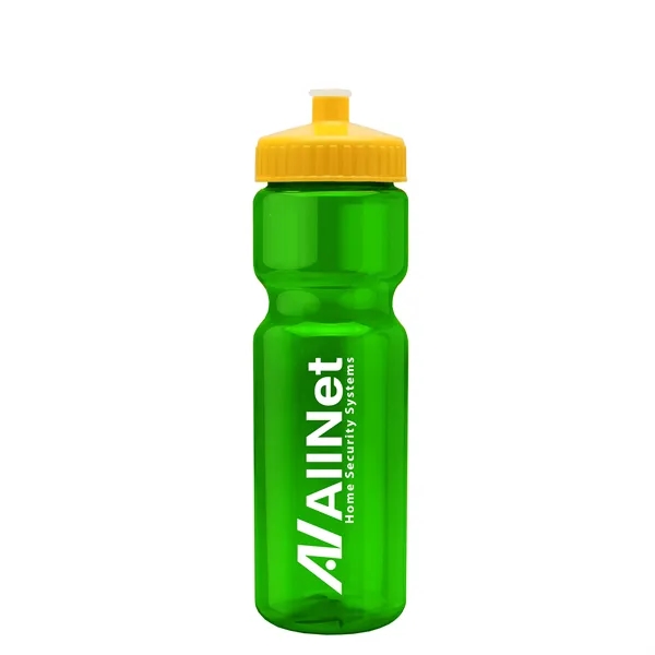 Transparent sports bottle, 28 oz., heavy wall design for multiple use.... from ASI 40480 Koozie Group