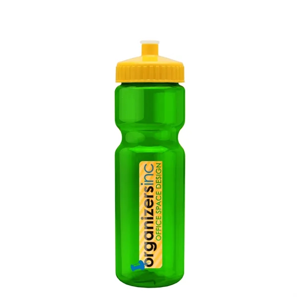 Transparent sports bottle, 28 oz., heavy wall design for multiple use.... from ASI 40480 Koozie Group