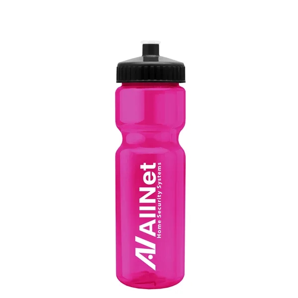 Transparent sports bottle, 28 oz., heavy wall design for multiple use.... from ASI 40480 Koozie Group