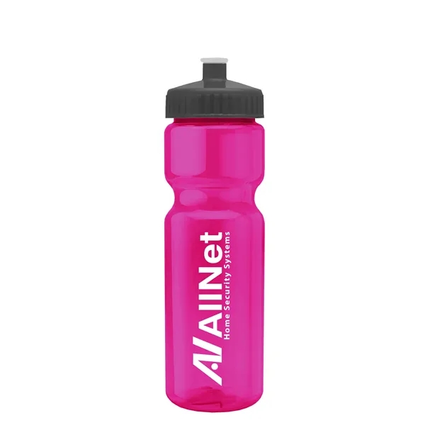 Transparent sports bottle, 28 oz., heavy wall design for multiple use.... from ASI 40480 Koozie Group