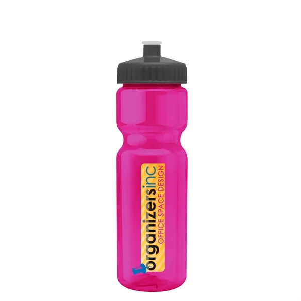 Transparent sports bottle, 28 oz., heavy wall design for multiple use.... from ASI 40480 Koozie Group