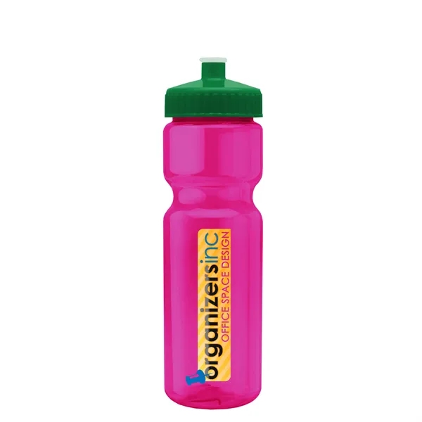 Transparent sports bottle, 28 oz., heavy wall design for multiple use.... from ASI 40480 Koozie Group