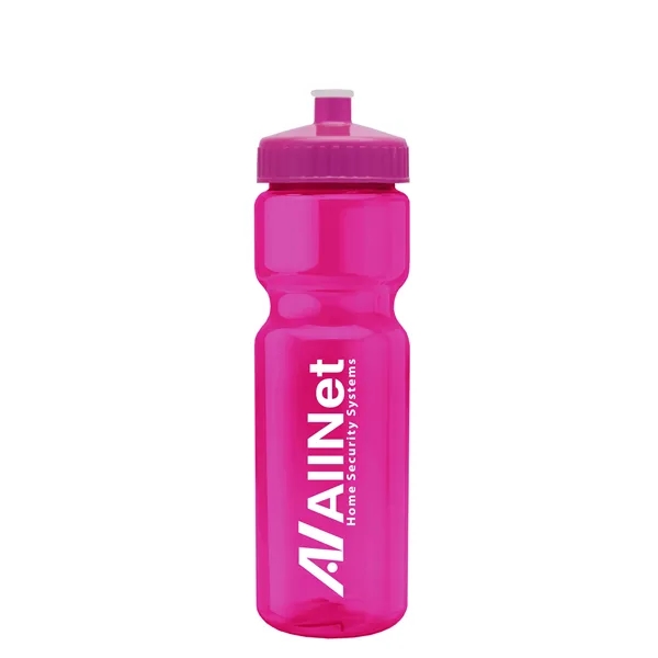 Transparent sports bottle, 28 oz., heavy wall design for multiple use.... from ASI 40480 Koozie Group