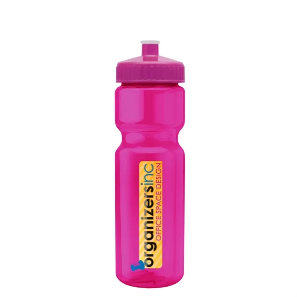 Transparent sports bottle, 28 oz., heavy wall design for multiple use.... from ASI 40480 Koozie Group