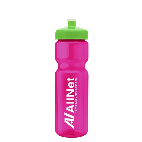 Transparent sports bottle, 28 oz., heavy wall design for multiple use.... from ASI 40480 Koozie Group