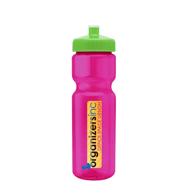 Transparent sports bottle, 28 oz., heavy wall design for multiple use.... from ASI 40480 Koozie Group