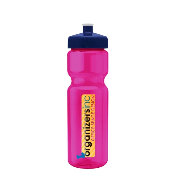 Transparent sports bottle, 28 oz., heavy wall design for multiple use.... from ASI 40480 Koozie Group