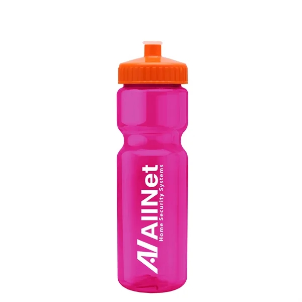 Transparent sports bottle, 28 oz., heavy wall design for multiple use.... from ASI 40480 Koozie Group