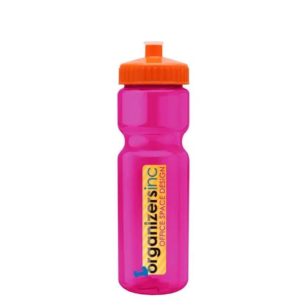 Transparent sports bottle, 28 oz., heavy wall design for multiple use.... from ASI 40480 Koozie Group