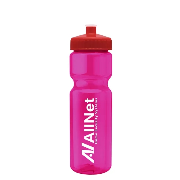 Transparent sports bottle, 28 oz., heavy wall design for multiple use.... from ASI 40480 Koozie Group