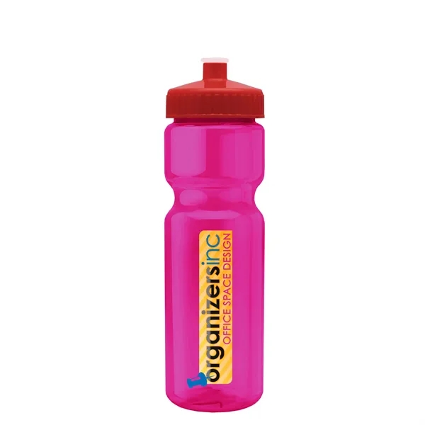 Transparent sports bottle, 28 oz., heavy wall design for multiple use.... from ASI 40480 Koozie Group
