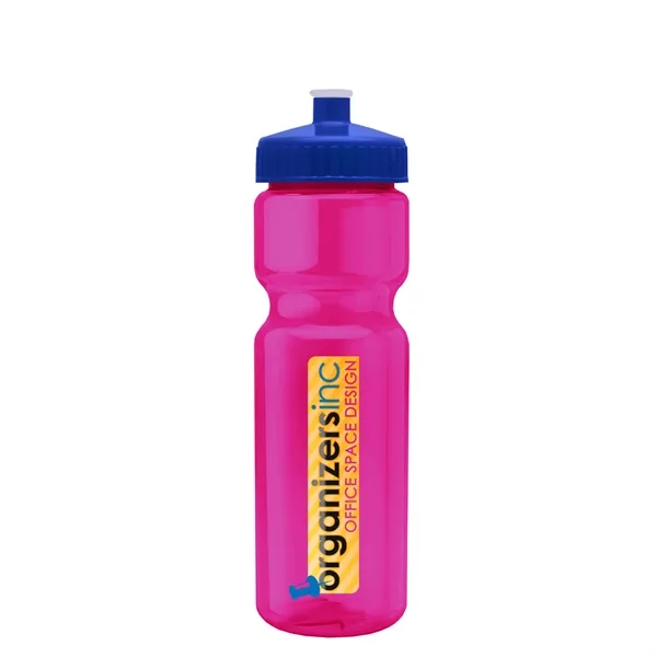 Transparent sports bottle, 28 oz., heavy wall design for multiple use.... from ASI 40480 Koozie Group