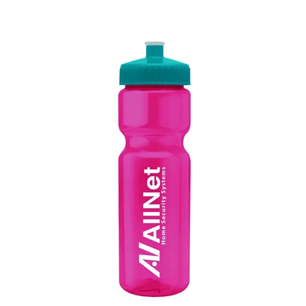 Transparent sports bottle, 28 oz., heavy wall design for multiple use.... from ASI 40480 Koozie Group