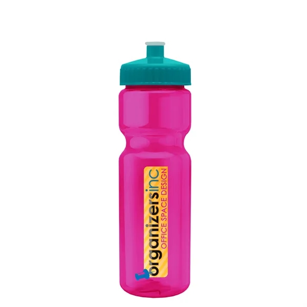 Transparent sports bottle, 28 oz., heavy wall design for multiple use.... from ASI 40480 Koozie Group