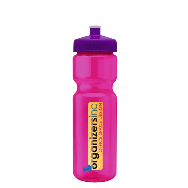 Transparent sports bottle, 28 oz., heavy wall design for multiple use.... from ASI 40480 Koozie Group