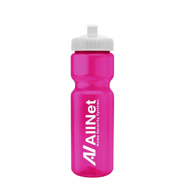 Transparent sports bottle, 28 oz., heavy wall design for multiple use.... from ASI 40480 Koozie Group