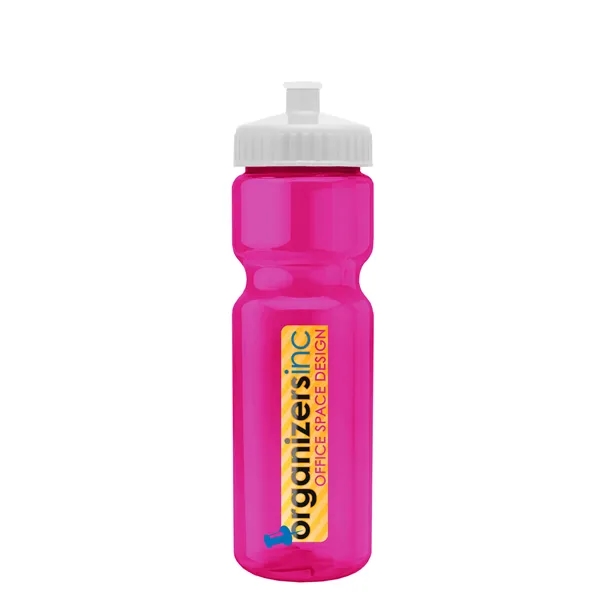 Transparent sports bottle, 28 oz., heavy wall design for multiple use.... from ASI 40480 Koozie Group