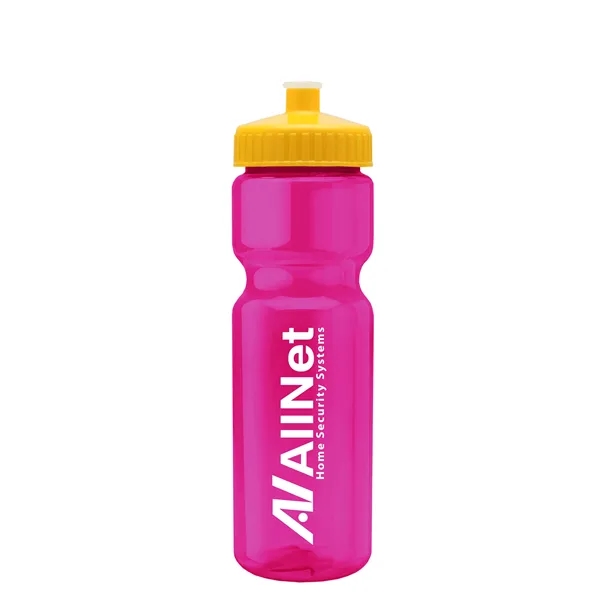 Transparent sports bottle, 28 oz., heavy wall design for multiple use.... from ASI 40480 Koozie Group