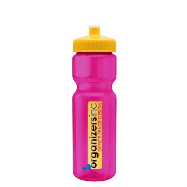 Transparent sports bottle, 28 oz., heavy wall design for multiple use.... from ASI 40480 Koozie Group