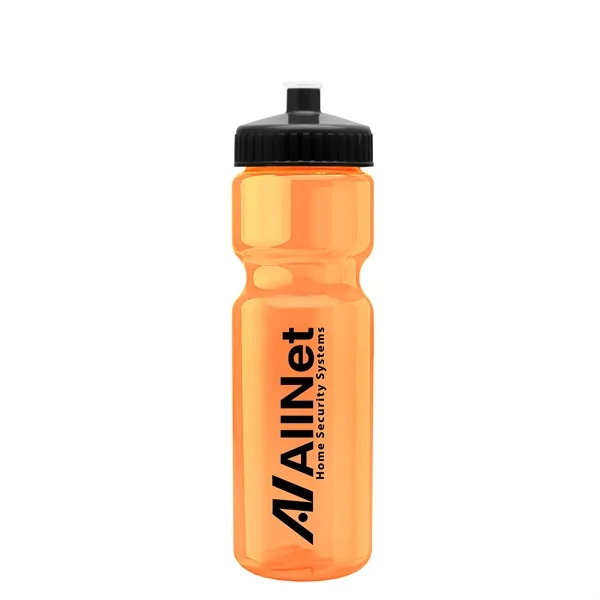 Transparent sports bottle, 28 oz., heavy wall design for multiple use.... from ASI 40480 Koozie Group