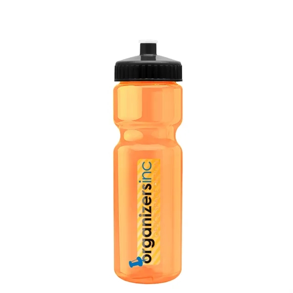 Transparent sports bottle, 28 oz., heavy wall design for multiple use.... from ASI 40480 Koozie Group