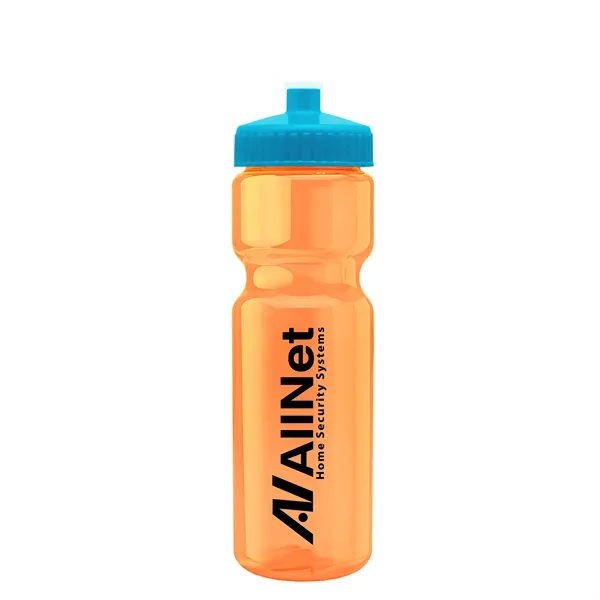 Transparent sports bottle, 28 oz., heavy wall design for multiple use.... from ASI 40480 Koozie Group