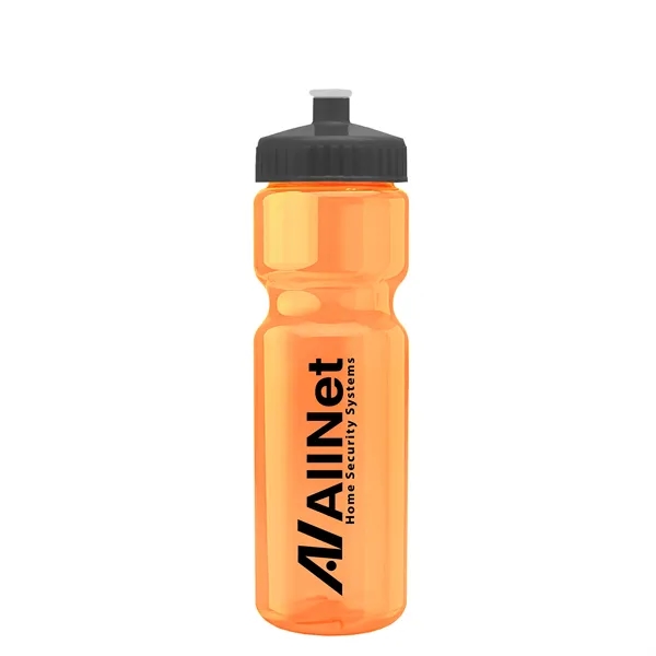 Transparent sports bottle, 28 oz., heavy wall design for multiple use.... from ASI 40480 Koozie Group