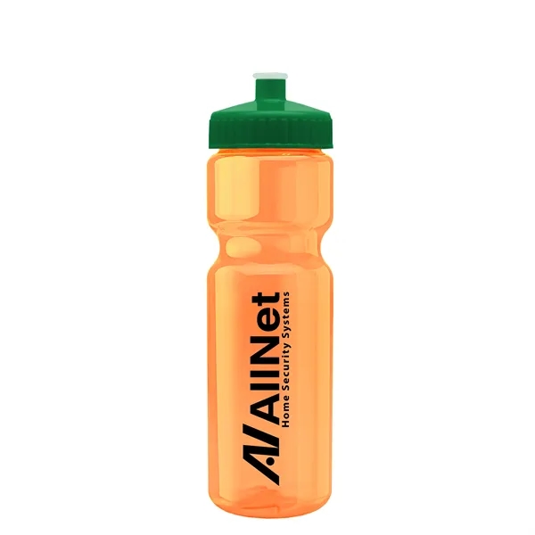 Transparent sports bottle, 28 oz., heavy wall design for multiple use.... from ASI 40480 Koozie Group