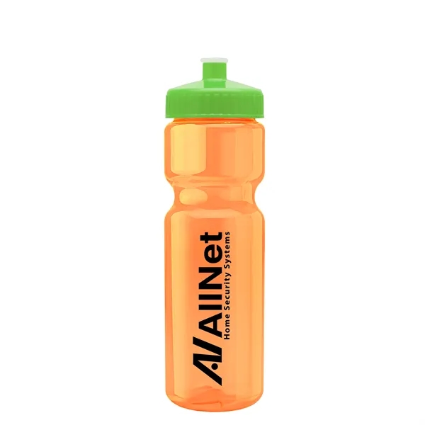 Transparent sports bottle, 28 oz., heavy wall design for multiple use.... from ASI 40480 Koozie Group