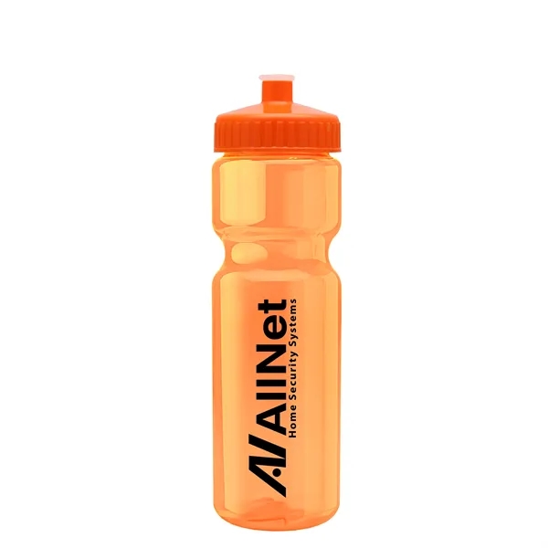 Transparent sports bottle, 28 oz., heavy wall design for multiple use.... from ASI 40480 Koozie Group
