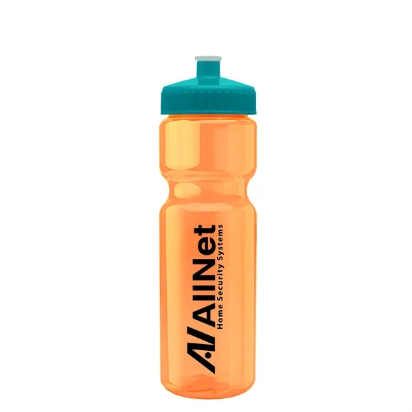 Transparent sports bottle, 28 oz., heavy wall design for multiple use.... from ASI 40480 Koozie Group