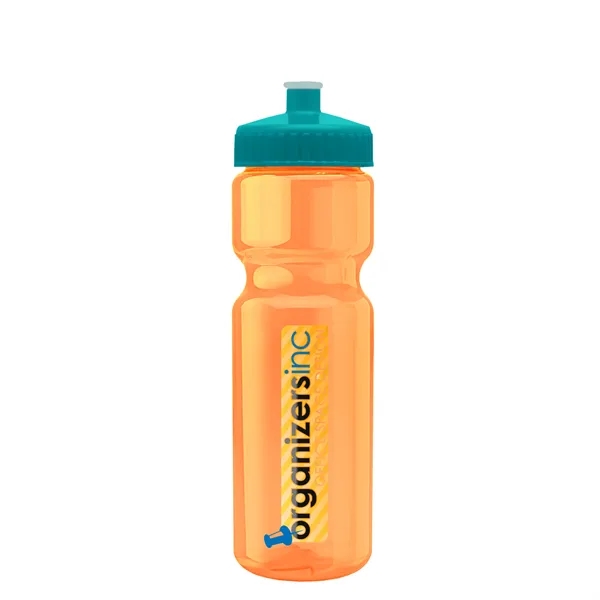 Transparent sports bottle, 28 oz., heavy wall design for multiple use.... from ASI 40480 Koozie Group