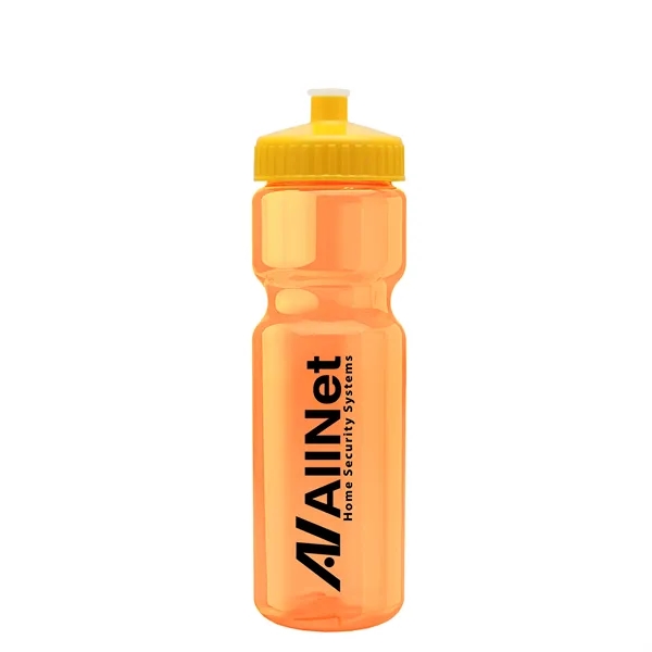 Transparent sports bottle, 28 oz., heavy wall design for multiple use.... from ASI 40480 Koozie Group