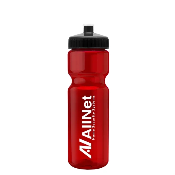 Transparent sports bottle, 28 oz., heavy wall design for multiple use.... from ASI 40480 Koozie Group