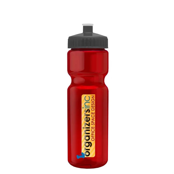 Transparent sports bottle, 28 oz., heavy wall design for multiple use.... from ASI 40480 Koozie Group