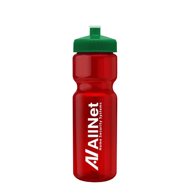 Transparent sports bottle, 28 oz., heavy wall design for multiple use.... from ASI 40480 Koozie Group