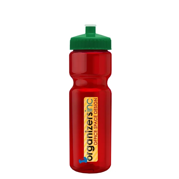 Transparent sports bottle, 28 oz., heavy wall design for multiple use.... from ASI 40480 Koozie Group
