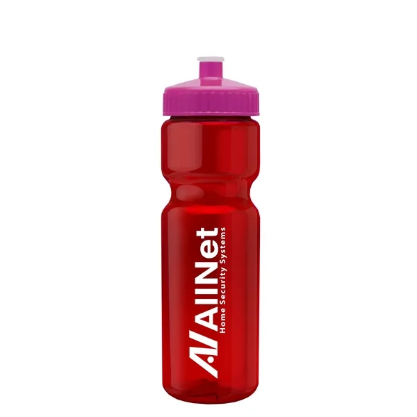 Transparent sports bottle, 28 oz., heavy wall design for multiple use.... from ASI 40480 Koozie Group