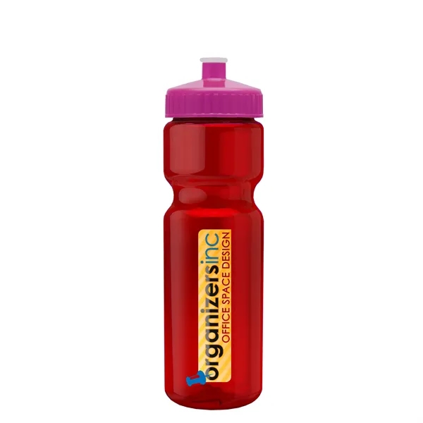 Transparent sports bottle, 28 oz., heavy wall design for multiple use.... from ASI 40480 Koozie Group