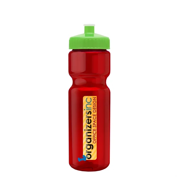 Transparent sports bottle, 28 oz., heavy wall design for multiple use.... from ASI 40480 Koozie Group