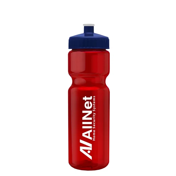 Transparent sports bottle, 28 oz., heavy wall design for multiple use.... from ASI 40480 Koozie Group