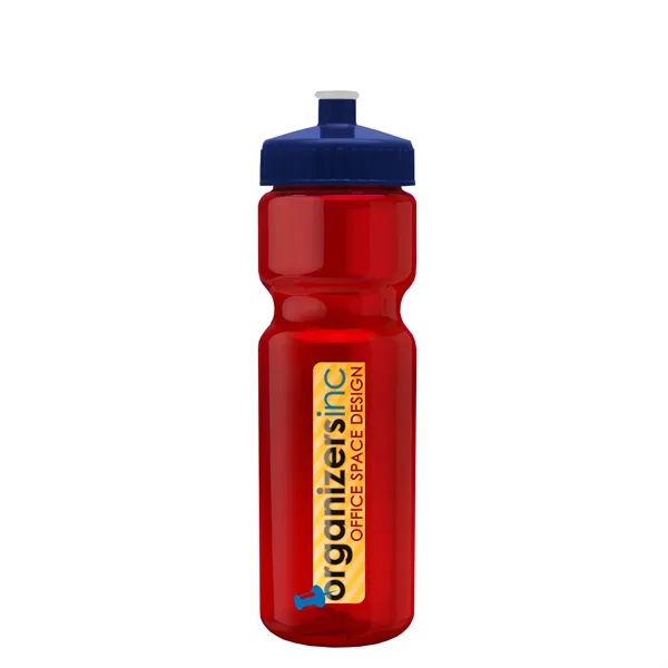 Transparent sports bottle, 28 oz., heavy wall design for multiple use.... from ASI 40480 Koozie Group